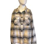 BB Dakota by Steve Madden Women’s Large Plaid Shacket Shirt Jacket Photo 0