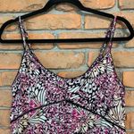 Ambrielle NWT Women's Butterfly Floral Print Scoop Mini Slip Dress Fuchsia Photo 1