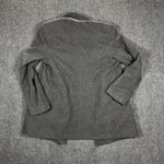 Banana Republic  Gray Peacoat Shell Wool Blend Jacket Women's Coat Size Large Zip Photo 7