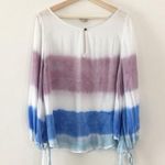 Holding Horses Anthropologie Dip Dyed Peasant Top Size Small Photo 2