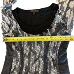 Picadilly Fashion Gothic Witchy Midi Dress Black White Layered Womens Size XS Photo 6