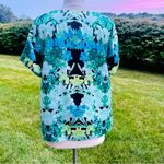 Vince Camuto  Colorful Blouse Desert Horizons Malibu Blue Photo 9