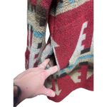 Vintage North Style Aztec Southwestern Wool Blend Multicolored Jacket size Large Red Photo 8