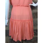 Elizabeth and James  NEW Carlita‎ Dress Sleeveless High Neck Orange Silk Size 6 Photo 9