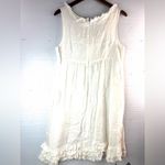 Saint Tropez West  12 Linen Sleeveless Empire Waist Mini Dress Photo 1