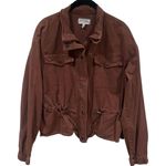 Michael Stars ‎ Ingrid Utility Jacket in Color Rust Women’s Size M Photo 3