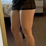 Akira Black Windbreaker Skirt Photo 2