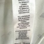 White House | Black Market  | 12 | Ivory Lace Tie Neck Tassel Sleeveless Halter Top Photo 8