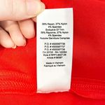 Aritzia Babaton by  Emry Off The Shoulder Ruffle Trim Bodycon Mini Dress Red US 4 Photo 11