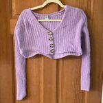Urban Outfitters  Size XS Extra Small Women's Teen Girl Purple Cropped Cardigan Photo 0