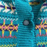 Vintage Potomac Collection Made in Italy Cardigan Sweater Blue Size M Photo 5