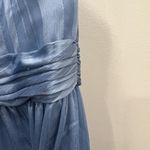 Mac Duggal NWT Slate Blue Tie Neck Tiered Halter Gown Size 8 US $398 Photo 10