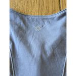 Athleta Womens Small Gray Sunchaser Tee 3/4 Sleeve Quick Dry UPF 50+ Zip Neck Photo 7