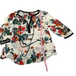 Signature Studio  sheer floral blouse Photo 1