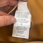 Nicholas Sofie Metallic Rose Wrap Style Lace Up Mini Skirt Size 4 Photo 6