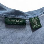 Vtg 90s Cottagecore Denim Plaid Layered Button Up Heart Embroidery Grandmacore Photo 4