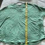 Summer10 Women's S Boxy Oversized Pocket Tee Sage Green Dolman Sleeve V Photo 6