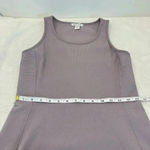 Athleta NWOT ‎ Ribbed Fit & Flare Midi Dress in Lavender Gray, Sz Small, Athletic Photo 6