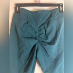Curves N Combat Boots Teal Scrunch Butt Pockets Active Workout Stretchy Leggings Blue Size 26 Photo 9