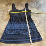 Athleta  scoop neck floral built in bra athletic tank top gray blue xs Photo 3