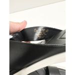 Franco Sarto Franco‎ Sarto Sandals Womens Size 9.5 Leather Black/White Open Toe Photo 11