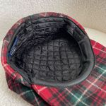 Pendleton  Red Plaid Wool Newsboy Hat S M Photo 6