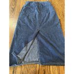 st. john's bay Vintage Y2K 90s Denim Midi Skirt Womens Size 8P Petite Cottagecore Photo 6