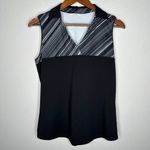 Lady Hagen  Empower Collection Stripe Yoke Sleeveless‎ Golf Polo Sz M Photo 8