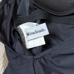 MiracleSuit Swimsuit Temptress One Piece Black Gold White Geometric 10 12 Photo 5