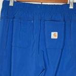 Carhartt  Force Scrub Jogger Pants Womens Regular Small Blue‎ C52610 Stretch Photo 5