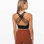 Lululemon Free to Be Bra Wild Long Line Black Photo 1