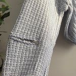 POL Blue Heart Knit Sweater Photo 2