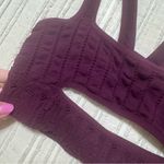 Free People  Keyhole Burgundy Bralette Photo 1