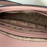 Calvin Klein COPY - Women's Monogram Flap Crossbody Bag Vanilla/Khaki Photo 9