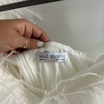 Mac Duggal Cocktail Feather-Trimmed One-Shoulder Dress Photo 3