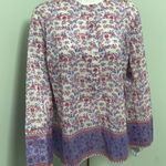 J.Crew Floral Tunic in "Iris Block" Print NEW Photo 1