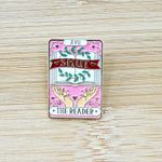 Tarot Smut Reader Soft Enamel Pin Pink Photo 1