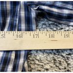 Banana Republic Banana‎ Republic Womens Size Small Blue Plaid Shirt Blazer Jacket Preppy Office Photo 2