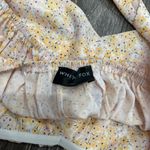 White Fox Boutique Floral Cropped  Top  Photo 2
