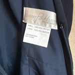 Jenny Packham Midnight Navy Blue Chiffon Halter Tie Midi Bridesmaid Dress 14 Photo 9