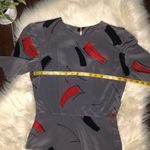 Sterling Silver  vintage abstract peplum blouse Photo 3