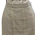 Ann Taylor NWT Size 2 Patchwork Plaid Knee-Length Pencil Skirt Classic Capsule Photo 3