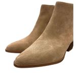 Michael Shannon Lesley Tan Beige Leather Bootie Heels Size 11 Women’s New Photo 3