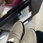 Calvin Klein NWT Chunky Lug Sole Pearl White Penny Loafer Academia Casual 9.5 Photo 5