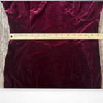ROMANTIC HUT Women's Burgundy Velvet Long Sleeve Body Con Dress Medium‎ | EUC Photo 12