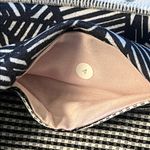 Lululemon  Wunder Under Crop II Shady Palms Black White Stripe Banana Leaf Sz 4 Photo 2