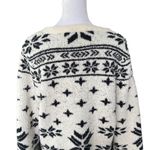 Barefoot Dreams - NWT Cozychic Seaside Crew Neck Sweater Cream Fair Isle Sz M Photo 4