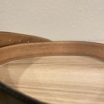 Paris Vintage Belt Navajo Inlaid Turquoise Slab Horse Shoe Belt Buckle 34” Black Photo 7