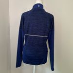 Athleta blue & black long-sleeve quarter zip jacket size S Photo 3