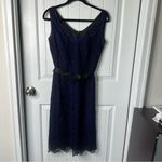Vintage dark romantic black y2k crochet skater dress gothic wednesday addams‎ 6 Photo 2